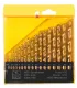 Sada vrtáků MASTERTOOL do kovu 19 ks HSS TiN 1-10 мм plastic box Titan11-0219