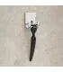 Jednoduchý samolepící věšák Inox matt, Base 220, 61601-21