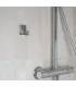 Jednoduchý samolepící věšák Inox matt, Base 220, 61601-21