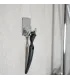 Jednoduchý samolepící věšák Inox matt, Base 220, 61601-21