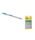 Plátky do přímočaré pily HCS MASTERTOOL PROGRESSOR pro kov čisté rovné střih 10-21TPI/100 mm T123X 5 ks 14-2814