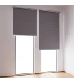 Termo BLACKOUT roleta na panoramatické okno Tmavě šedá