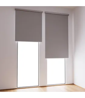 Termo BLACKOUT roleta na panoramatické okno Světle šedá