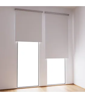 Termo BLACKOUT roleta na panoramatické okno bílá
