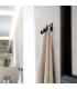 Trojitý samolepící věšák Inox N011