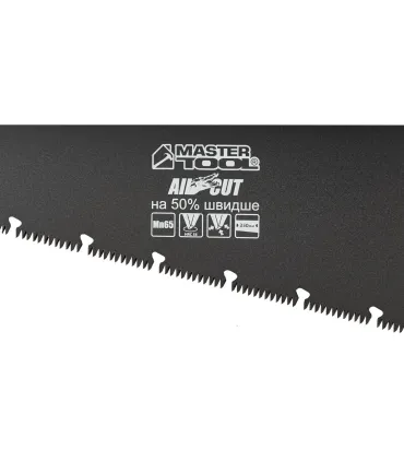Pila na dřevo MASTERTOOL BLACK ALLIGATOR 9TPI MAX CUT 350 mm kalený zub 3D ostření teflonová 14-2435