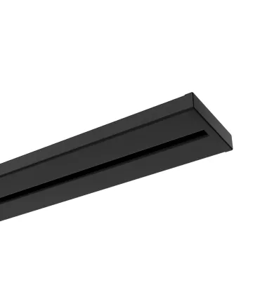 Kolejnice černá hliníková stropní dvojitá Smart Black Plus