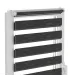 Roleta Den a Noc Delux Plus série Graphite Black DN33