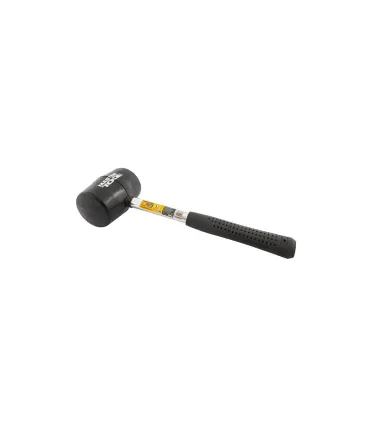 Kladivo pryžové MASTERTOOL 60 mm 450 g kovová rukojeť černá 02-1302