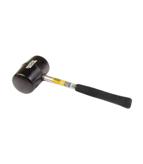 Kladivo pryžové MASTERTOOL 75 mm 680 g kovová rukojeť černá 02-1303