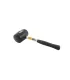 Kladivo pryžové MASTERTOOL 80 mm 900 g kovová rukojeť černá 02-1304