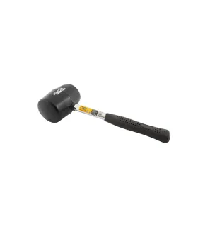 Kladivo pryžové MASTERTOOL 80 mm 900 g kovová rukojeť černá 02-1304