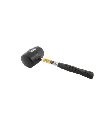 Kladivo pryžové MASTERTOOL 80 mm 900 g kovová rukojeť černá 02-1304
