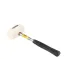 Kladivo pryžové MASTERTOOL 60 mm 450 g kovová rukojeť bílá 02-1312