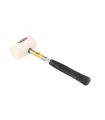 Kladivo pryžové MASTERTOOL 60 mm 450 g kovová rukojeť bílá 02-1312