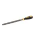 Pilník kovový MASTERTOOL 200 mm, půlkruhový dvousložková rukojeť 06-0202