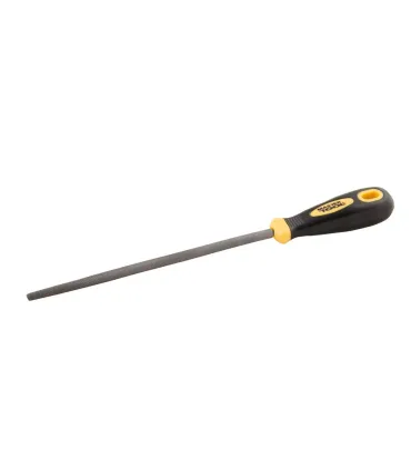 Pilník kovový MASTERTOOL 200 mm, kulatý dvousložková rukojeť 06-0203