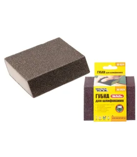 Houbička brusná zkosená MASTERTOOL RHOMBUS P240 110*75*25 mm 08-0524