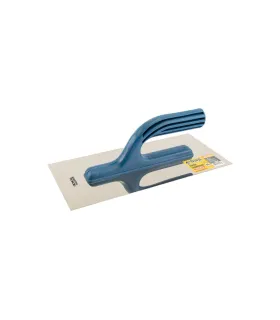 Hladítko nerezové MASTERTOOL hladké 125*270 mm plastová rukojeť 08-2027