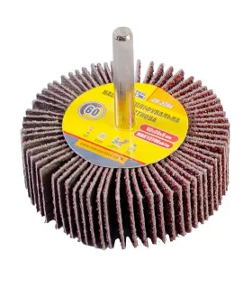 Válec lamelový brusný MASTERTOOL 60*20 mm P60 s hřídelí 6 mm 08-2266