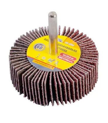Válec lamelový brusný MASTERTOOL 60*20 mm P60 s hřídelí 6 mm 08-2266