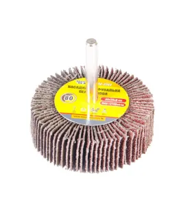 Válec lamelový brusný MASTERTOOL 60*20 mm P80 s hřídelí 6 mm 08-2268