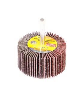 Válec lamelový brusný MASTERTOOL 60*30 mm P60 s hřídelí 6 mm 08-2276