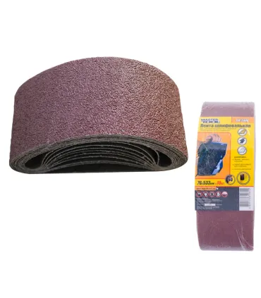 Pás brusný MASTERTOOL 76*533 mm P60 10 ks 08-2406