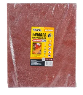Papír brusný voděodolný MASTERTOOL 230*280 mm P 60 20 ks 08-2606-Р