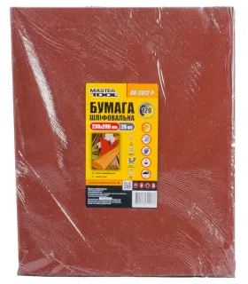 Papír brusný voděodolný MASTERTOOL 230*280 mm P120 20 ks 08-2612-Р