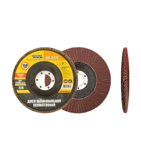 Kotouč brusný lamelový MASTERTOOL Т29 P150 125*22 mm 08-3215