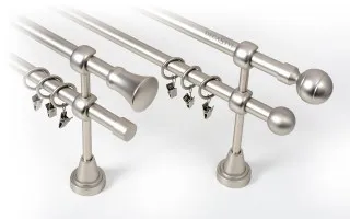 Garnýže dvojité Ø16 mm satin nickel