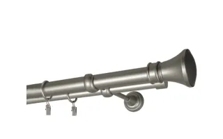 Garnýže dvojité Ø25 mm satin nickel