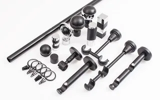  Garnýže Magic Ø19 mm černé mat 